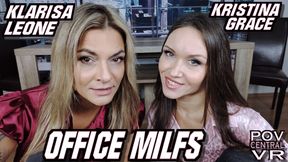 Klarisa Leone and Kristina Grace: Office MILFs