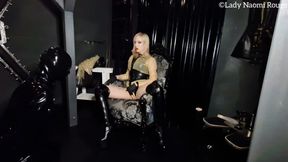 Part 4 The way to a rubber object: The rubber mistress' boots