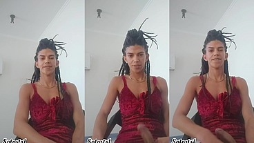 Daniela Santos se destraindo na câmera e grava para você