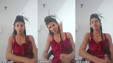Daniela Santos se destraindo na câmera e grava para você
