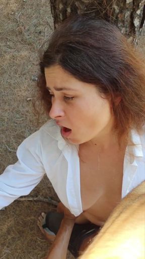 Powerful moment from &quot;Stranger Filmed and Fucked Naked ExpressiaGirl on the Beach while She was Talking with her Boyfriend&quot;