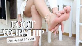 Foot Worship | Chastity | SPH | Findom