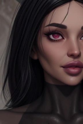 Goth Inspired Hentai Woman (slideshow)