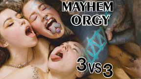 ”Anuskatzz Get DPed & Finished Of With Some Nice Facial Over All 3 Girls”