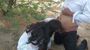 Desi Indian Marathi Kavita Bhabhi Cheat in Jungle with Husband's Friend