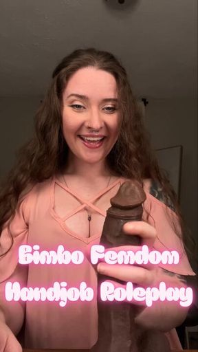 Bimbo Femdom Handjob Roleplay