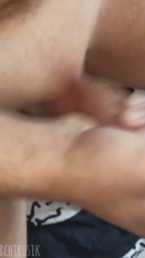 Young slut in cum ! Sissy loves daddy 's cum !   Clip 3