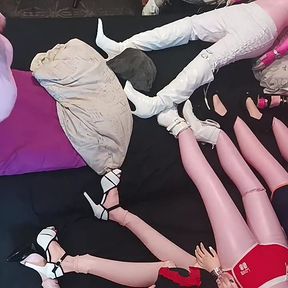 Real Doll Orgy: I Fuck My Beauties and Cum on Misha's Face