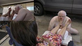 Dirty Feet Licking in the Garage - FULL HD 720p