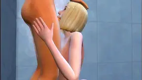 Stepbrother Fucks Stepsister in Shower for Hardcore 3D Anime Bliss