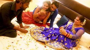 Grand fucking in weeding nights with his wifes stepsister