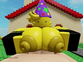 Nooby with noob milf roblox