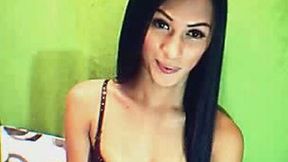 Naughty Shemale Plays her Cock