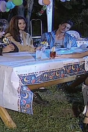 Three Gorgeous Models Get Fucked by Four Horny Hunks.