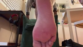 Hairy Man Ass, legs and soles