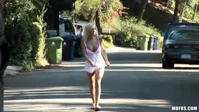 Trim and toned blonde babe plays with two dildos in a hot solo sex tape.