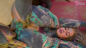 Ideal Anuskatzz and Nikolaz Zpageti's doggystyle action