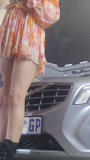 Could Nt Pay the Mechanic so I Offered Him Some Pussy