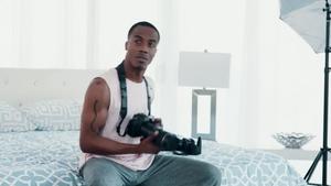 NoirMale: Muscled Beaux Banks masturbation butt sex