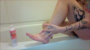 Cleaning Dirty Feet