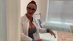 The Unethical Therapist Sucks Clients'_s Dick to Help Him Feel Less Stressed