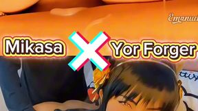 Yor Forger x Mikasa cosplay which one is the naughtiest one in your opinion??