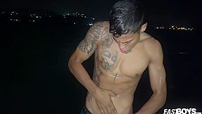 Lucian Reed In Colombian Hottie Flexing A Bunch