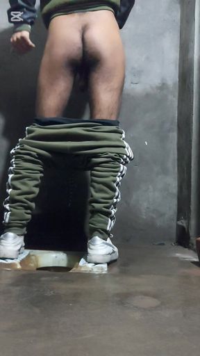 Pakistani Boy in Bathroom Toilet Fingering