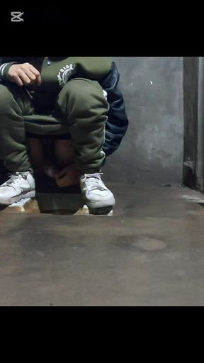 Pakistani Boy in Bathroom Toilet Fingering