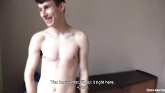 Shy College Virgin Gets His Tight Ass Barebacked by a Stranger for Cash