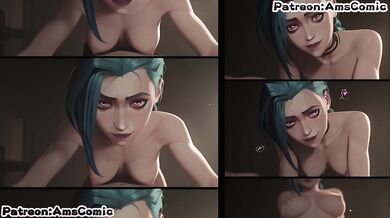 Arcane Jinx Hentai Comic Big Tits Blow Job Hand Job HD