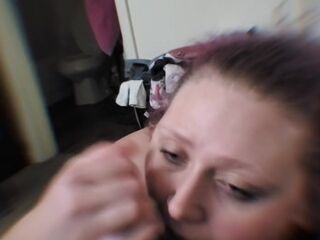 Pawg swallowing BBC for breakfast