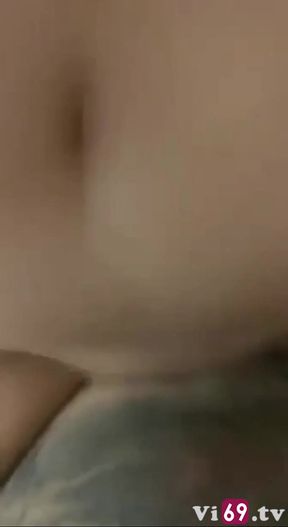 Vietnamese cutie gets a doggystyle blowjob from her man