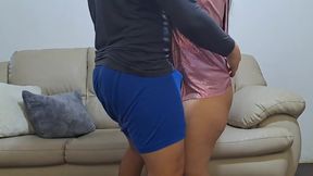 Madrastra Culona Bai Ndo Sexy Puta Resiste A La Verga Dura. Follamos Y Me Corri En Su Culote