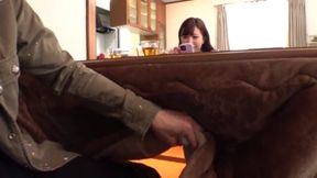 Defenseless Kotatsu Nights Lead to Immoral Creampie with Brother’s Wife - Part 1
