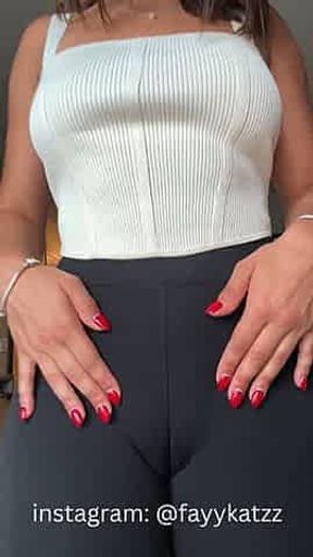Naughty Librarian Camel Toe Tease