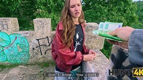 Stanley Johnson pays babe's boyfriend off and gets her pussy for his dick