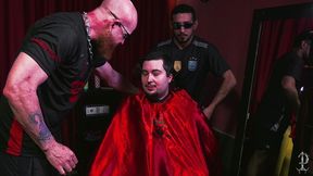 pocket - customer didn t like the haircut and refused to pay the barber and had to pay with his ass (profanus barber shop double feature pocket ep6 & ep5)