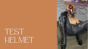 leather and helmet test