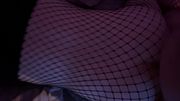 Trans Girl in Fishnets Ride and gets Fucked HARD