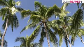 Horny girl sucks a huge cock then rides it to a cumshot on the corridor floor