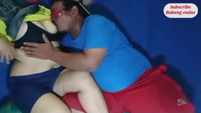 The widow next door asked to be fucked. Initially, she used a condom, but then she took it off and he cummed inside.