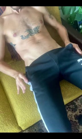 Horny at Home - Wanking in the Sofa Ii
