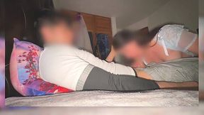 Busty Mexican StepMILF Catches StepSon Jerking Off in Her Bedroom, Secretly Films It All!