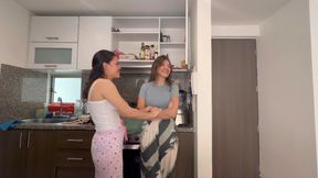 Two lesbians eating each other's ass