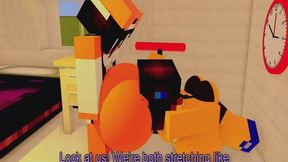 Sexy Belly Inflating & Bouncing