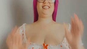Massive Tit BBW Milf Play w Hairy pussy