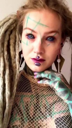 Beach Tattooed Naked Bitch Public Anal Big Toys, Solo Gape, Motorbike Ride   Clip 1