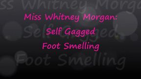 Whitney Morgan: Self Tape Gagging Foot Smelling Part 2 mp4