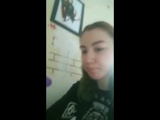 Snapchat compilation of Emerald vs 8 Inch Purple Dildo